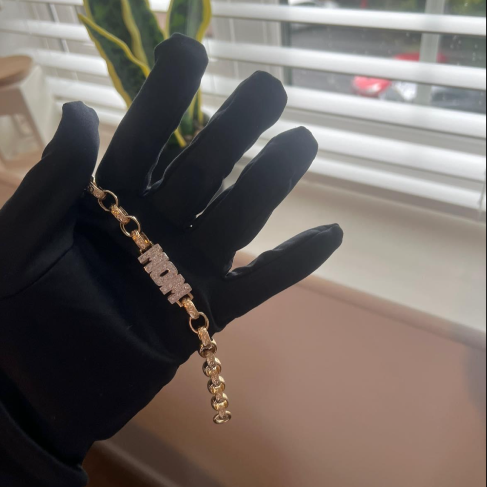9ct Gold Mom Belcher Bracelet