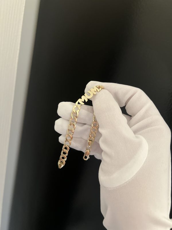 PLAIN 9CT GOLD MUM BELCHER - Image 5