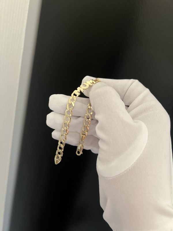PLAIN 9CT GOLD MUM BELCHER - Image 4