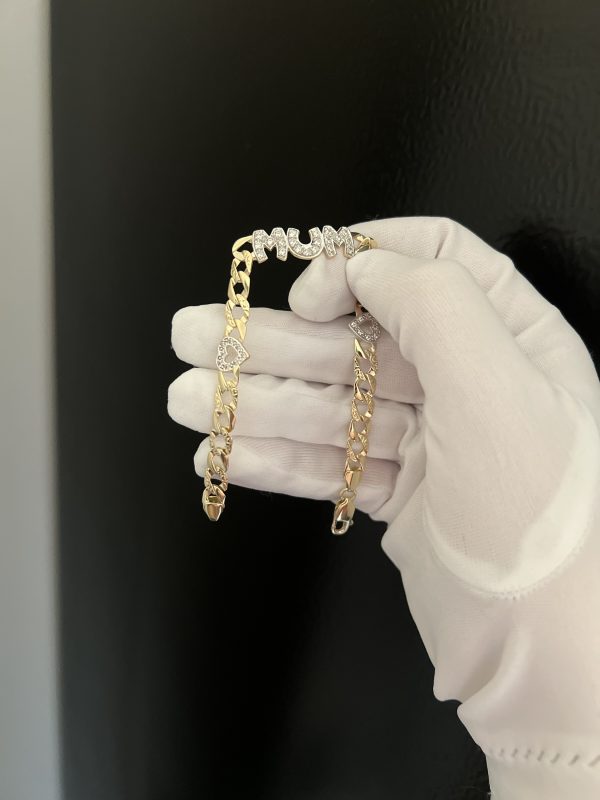 9CT GOLD MUM BRACELET 😍