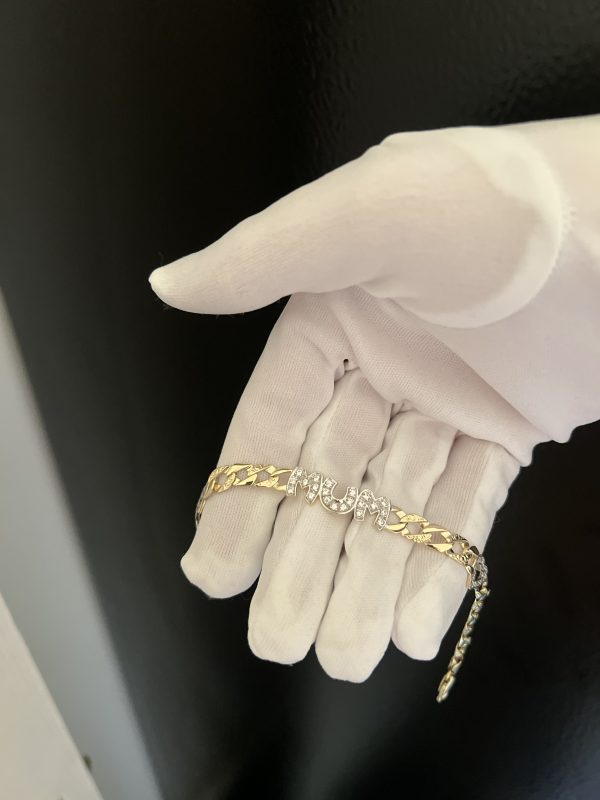 9CT GOLD MUM BRACELET 😍 - Image 10