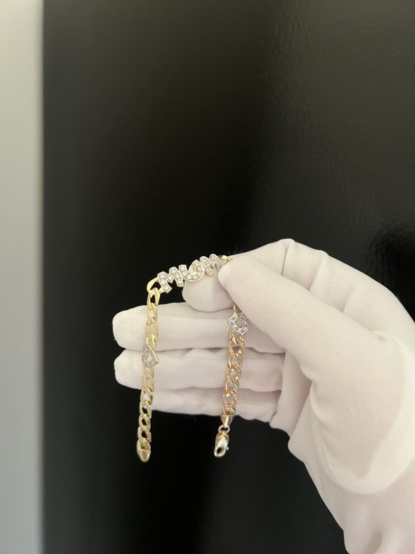 9CT GOLD MUM BRACELET 😍 - Image 8
