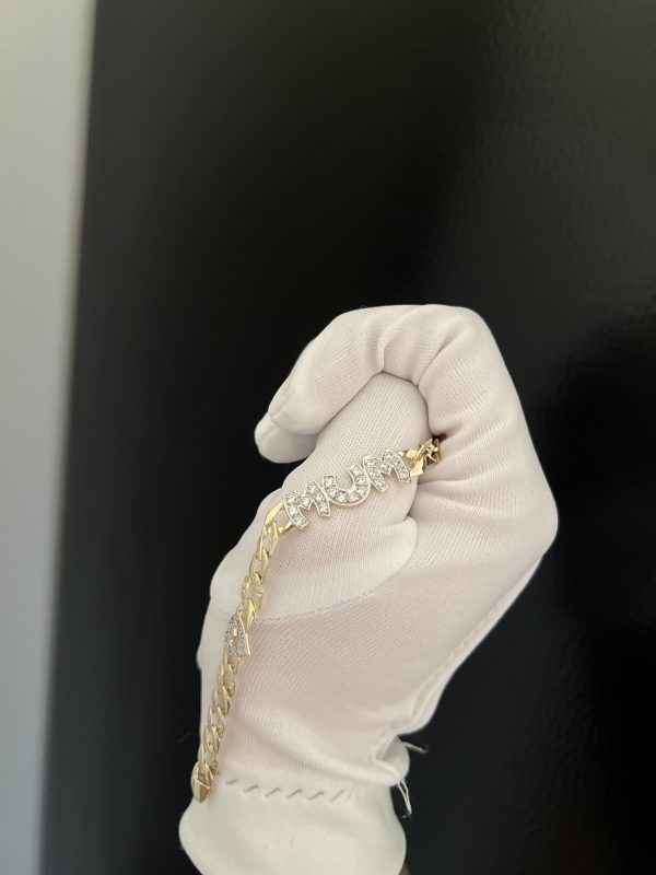 9CT GOLD MUM BRACELET 😍 - Image 2