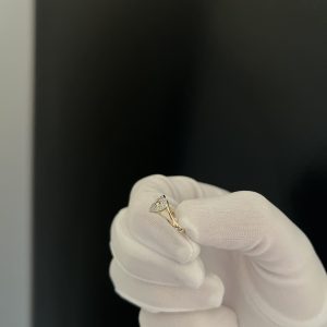 Kids Open Cz Heart Ring