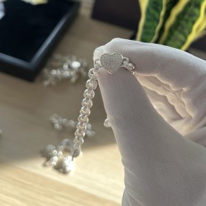 925 Small Diamond Bracelet