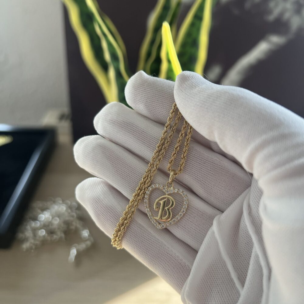 Diamond Initial & Rope Set 🫶🏻💕