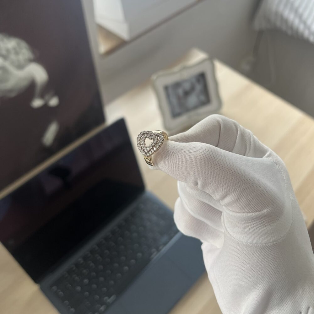 New Diamond Heart Ring 😮💓💕💖