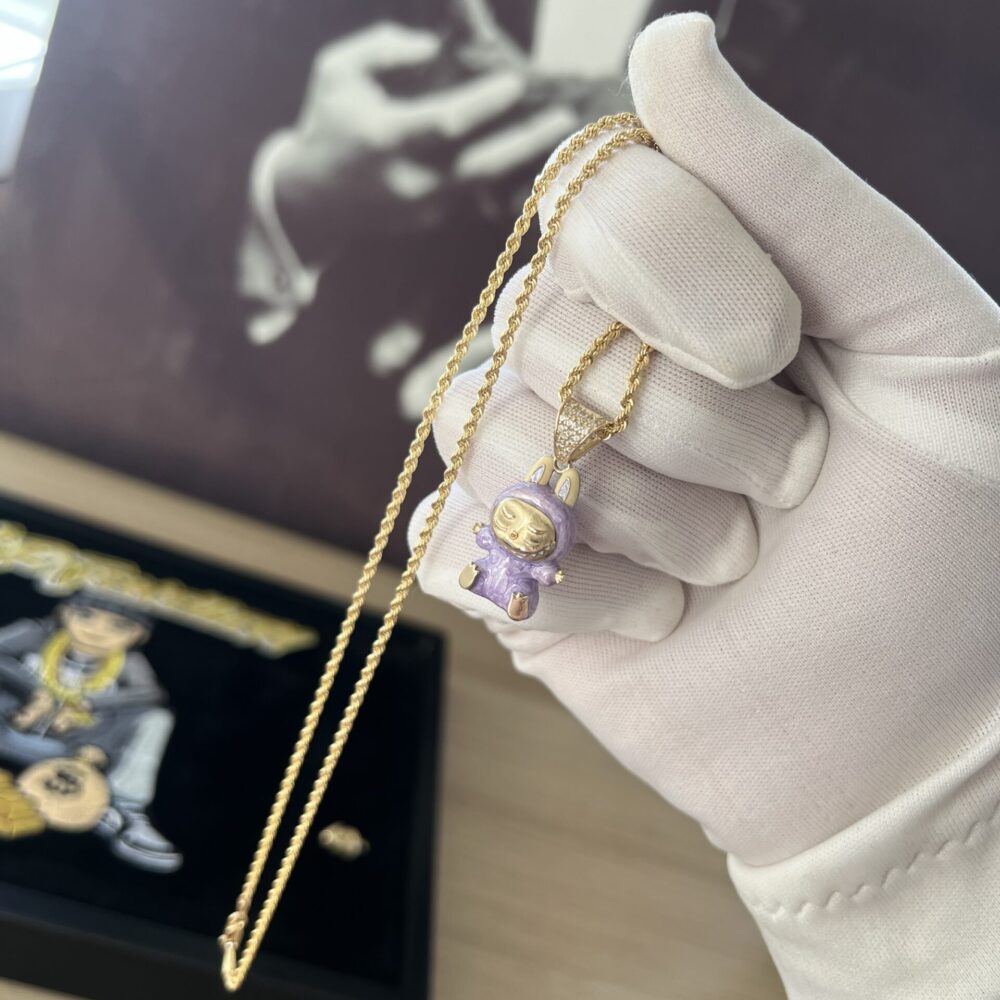 BIG PURPLE LABUBU & ROPE SET