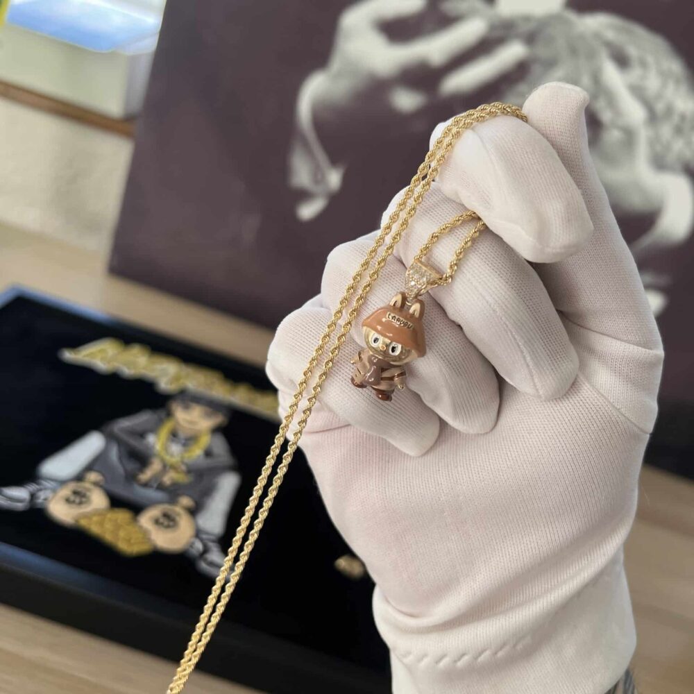 BIG BROWN LABUBU & ROPE SET