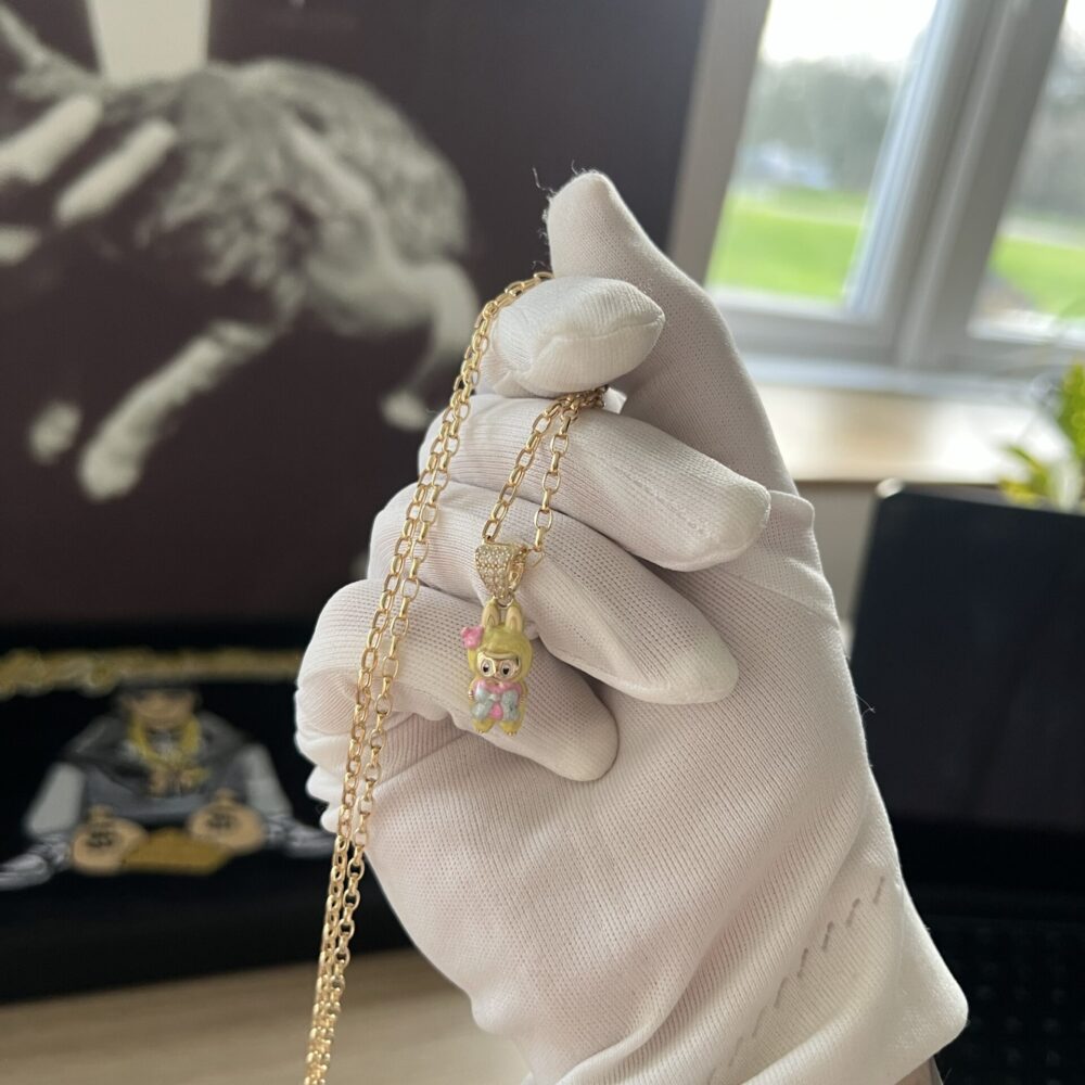 Small Yellow Labubu & Belcher set