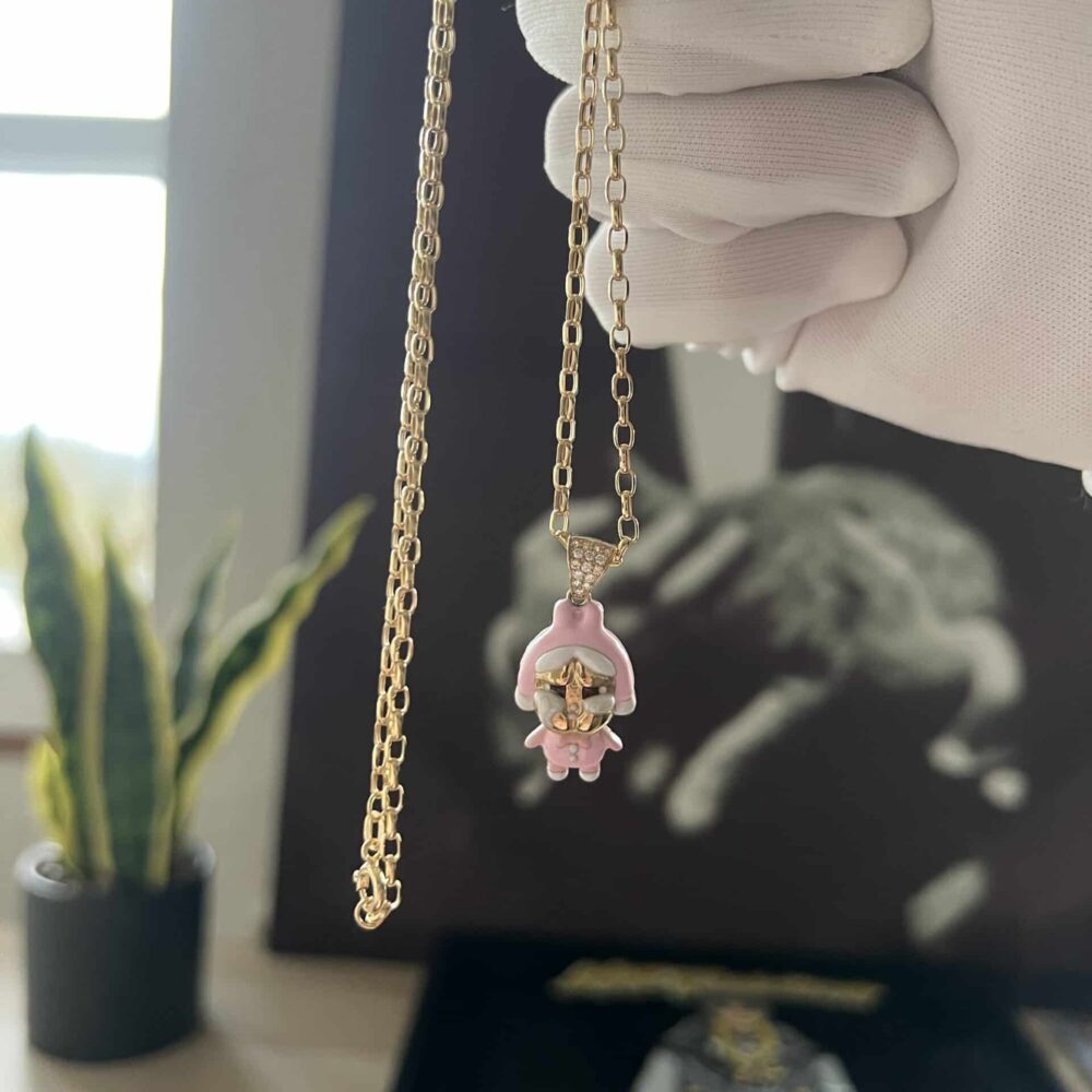 BIG PINK LABUBU & BELCHER SET